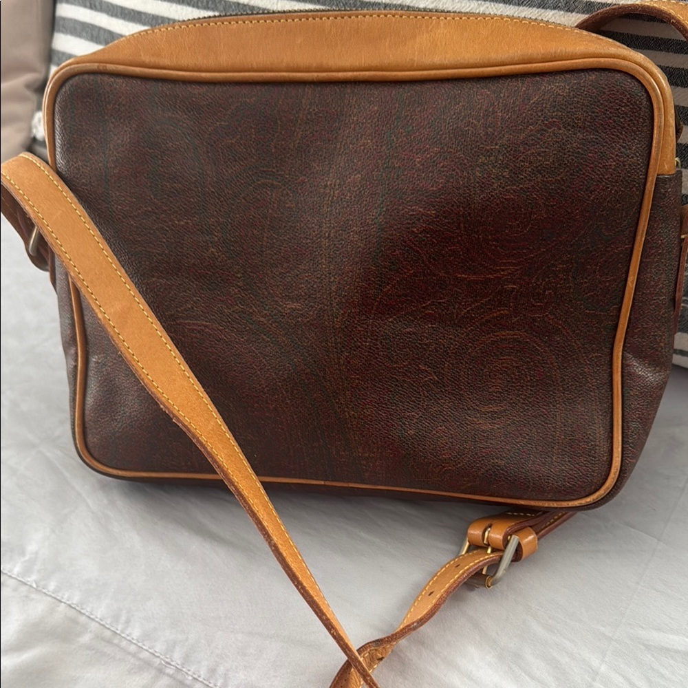 Etro Brown Crossbody Bag with Adjustable Strap - Picture 3 of 16